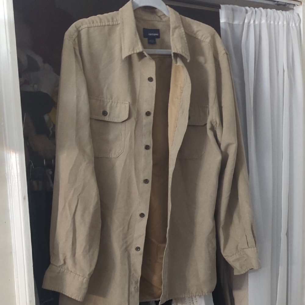 Basic Editions Tan Bomber Jacket
